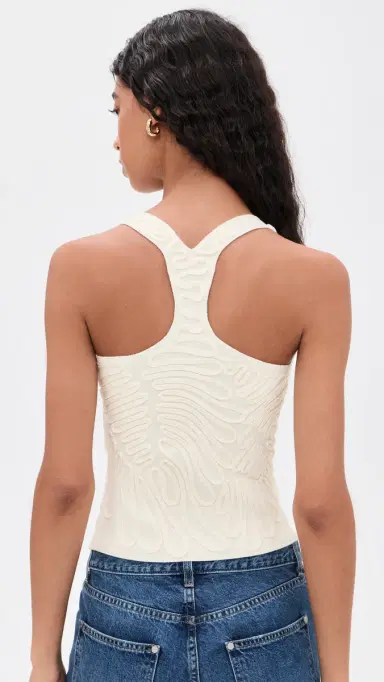 Cult Gaia Stella Blouse Off White | Thumbnail 3 Cult Gaia Stella Blouse Off White | Thumbnail 3
