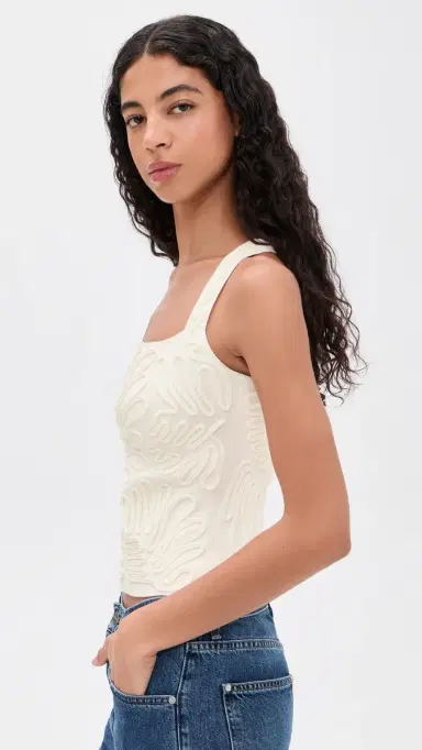 Cult Gaia Stella Blouse Off White | Thumbnail 4 Cult Gaia Stella Blouse Off White | Thumbnail 4