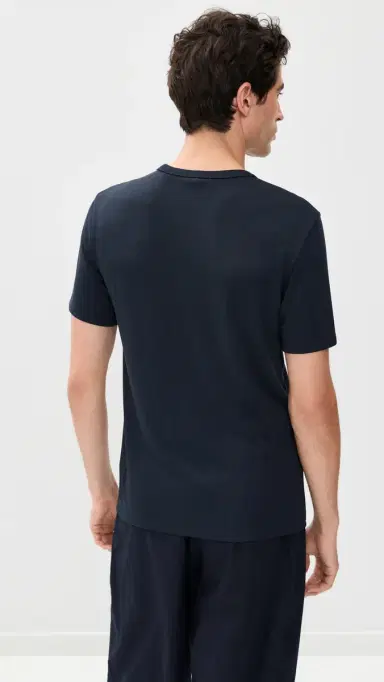 Theory Essential Tee in Modal Jersey Baltic | Thumbnail 3 Theory Essential Tee in Modal Jersey Baltic | Thumbnail 3