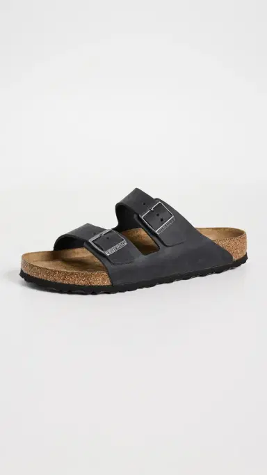 Birkenstock Arizona Oiled Leather Sandals Black 42 | Thumbnail 2