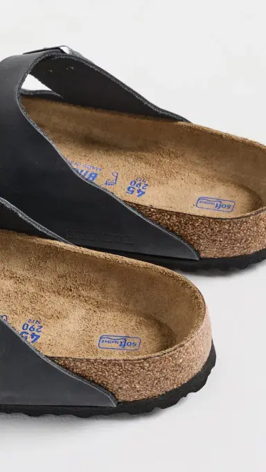 Birkenstock Arizona Oiled Leather Sandals Black 42 | Thumbnail 3