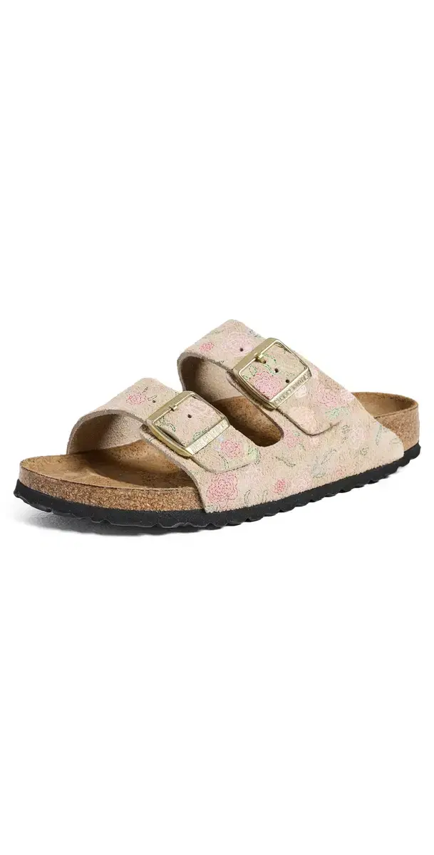 Birkenstock Arizona Sandals Sandcastle Flower Print