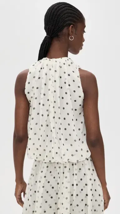 MSGM Polka Dot Top Black | Thumbnail 3 MSGM Polka Dot Top Black | Thumbnail 3