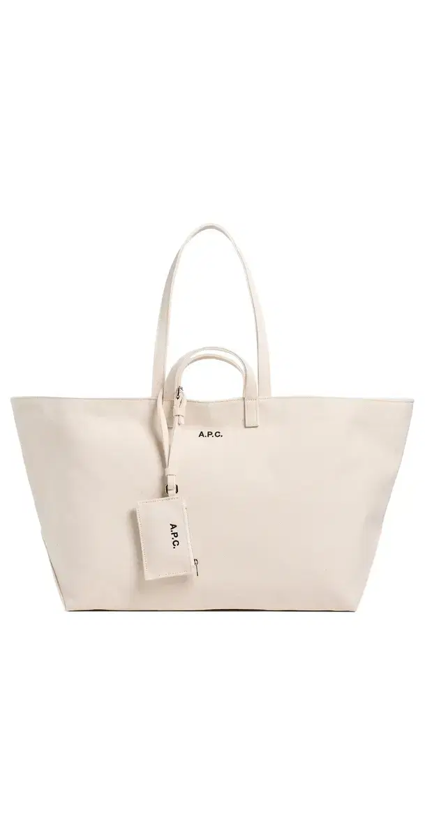 A.P.C. A. P.C. Le Drummer Toile Tote Bag Ecru One Size