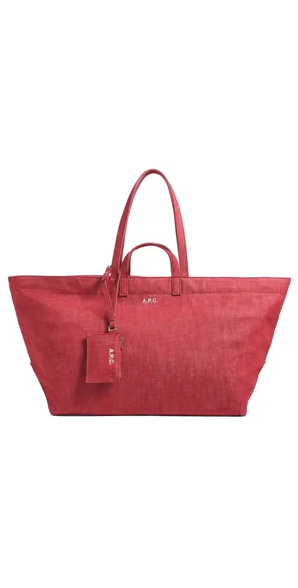 A.P.C. A. P.C. Le Drummer Toile Tote Bag Red One Size