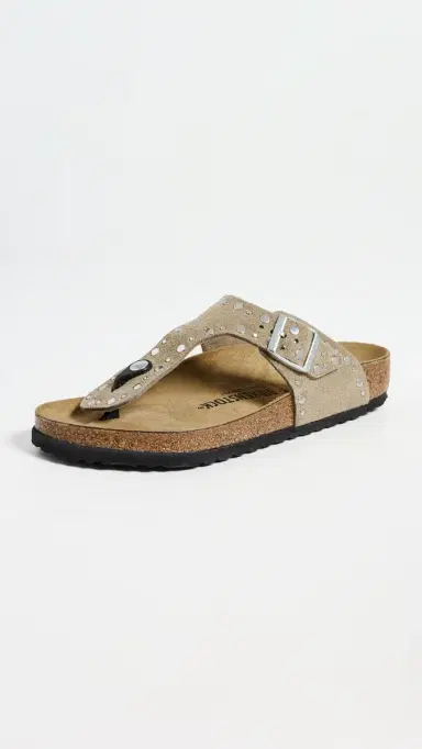 Birkenstock Gizeh Rivet Flip Flop Thong Sandals Taupe 41 | Thumbnail 2 Birkenstock Gizeh Rivet Flip Flop Thong Sandals Taupe 41 | Thumbnail 2
