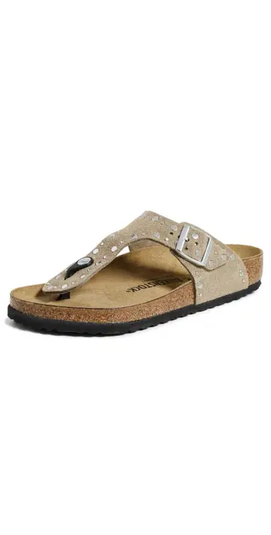 Birkenstock Gizeh Rivet Flip Flop Thong Sandals Taupe 41 | Thumbnail 1 Birkenstock Gizeh Rivet Flip Flop Thong Sandals Taupe 41 | Thumbnail 1