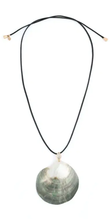Ettika Statement Shell Cord Necklace Black One Size | Thumbnail 1 Ettika Statement Shell Cord Necklace Black One Size | Thumbnail 1