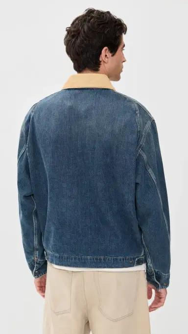 Carhartt WIP OG Detroit Jacket Blue/Dusty H Brown | Thumbnail 3 Carhartt WIP OG Detroit Jacket Blue/Dusty H Brown | Thumbnail 3
