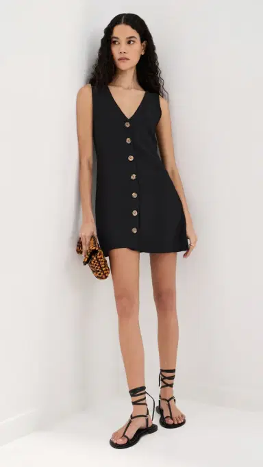 LE BOP Charlotte Vest Dress Black | Thumbnail 5 LE BOP Charlotte Vest Dress Black | Thumbnail 5