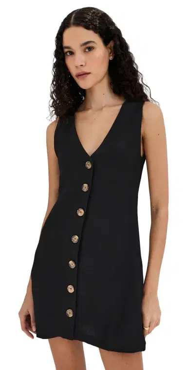 LE BOP Charlotte Vest Dress Black | Thumbnail 1 LE BOP Charlotte Vest Dress Black | Thumbnail 1