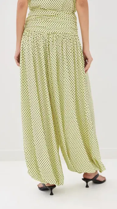 FRANÇOISE Nora Balloon Pants Lemon Polka Dot 38 | Thumbnail 4 FRANÇOISE Nora Balloon Pants Lemon Polka Dot 38 | Thumbnail 4