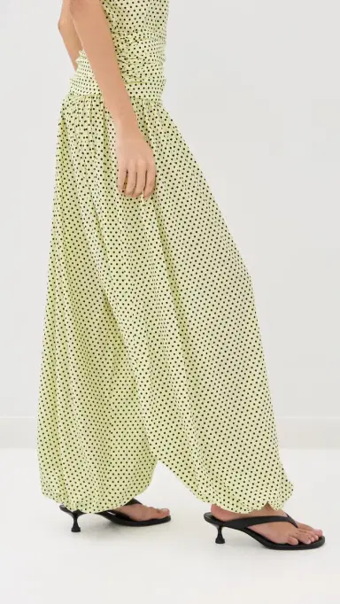 FRANÇOISE Nora Balloon Pants Lemon Polka Dot 38 | Thumbnail 5 FRANÇOISE Nora Balloon Pants Lemon Polka Dot 38 | Thumbnail 5