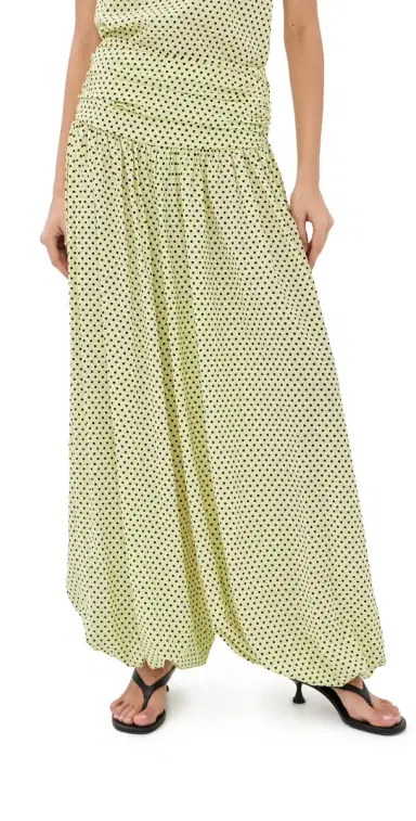 FRANÇOISE Nora Balloon Pants Lemon Polka Dot 38 | Thumbnail 1 FRANÇOISE Nora Balloon Pants Lemon Polka Dot 38 | Thumbnail 1
