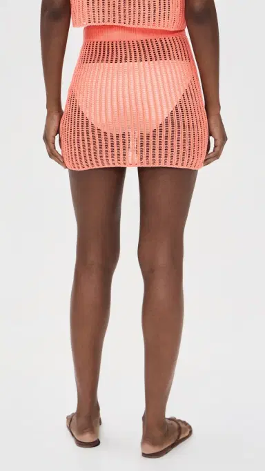 LSPACE ander Knit Cover Up Skirt Fresh queezed | Thumbnail 3