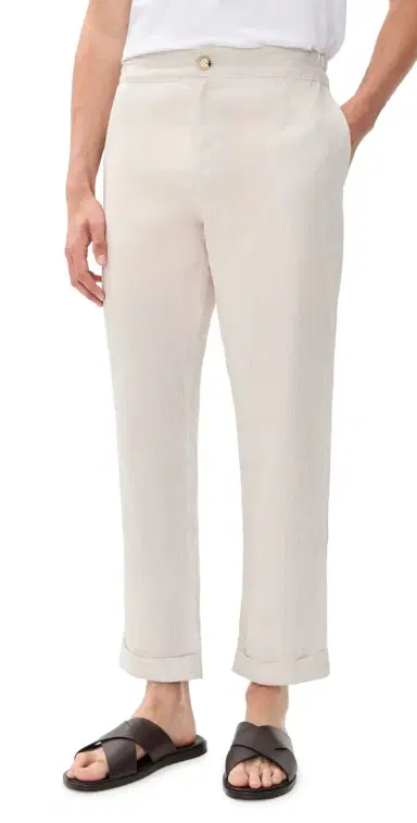 Ripa Ripa The Anacapri Relaxed Trousers Sand | Thumbnail 1 Ripa Ripa The Anacapri Relaxed Trousers Sand | Thumbnail 1