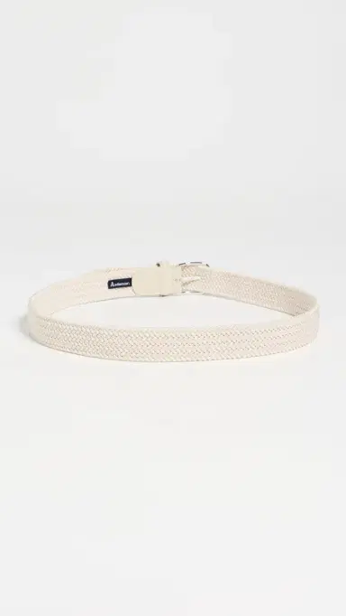 Anderson's Nylon Woven Belt Tan F4 | Thumbnail 3 Anderson's Nylon Woven Belt Tan F4 | Thumbnail 3
