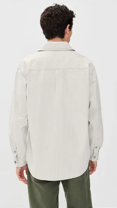 Carhartt WIP Mercer Shirt Jacket Mercer Stripe/Graphite/Wax L | Thumbnail 3 Carhartt WIP Mercer Shirt Jacket Mercer Stripe/Graphite/Wax L | Thumbnail 3