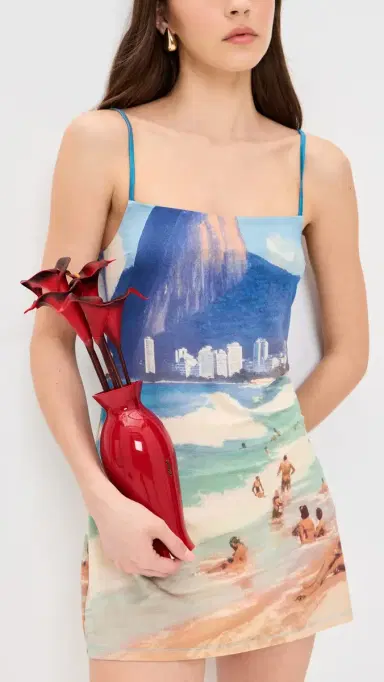 Cult Gaia Florence Clutch Vermilion One Size | Thumbnail 3