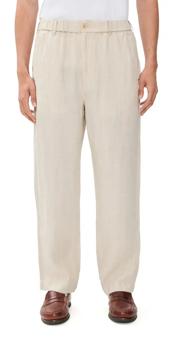 Madewell inen Back Pants Bleached