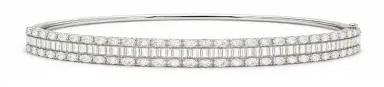 Wish Fine Jewelry 1.429ct Diamond 18K Gold Bangle Bracelet | Thumbnail 1 Wish Fine Jewelry 1.429ct Diamond 18K Gold Bangle Bracelet | Thumbnail 1