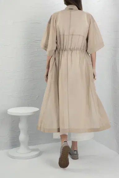 Brunello Cucinelli Belted Shirt Dress | Thumbnail 3