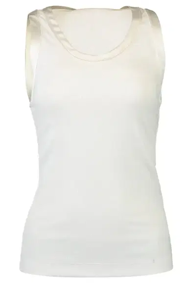 Brunello Cucinelli Mixed Media Tank Top | Thumbnail 1