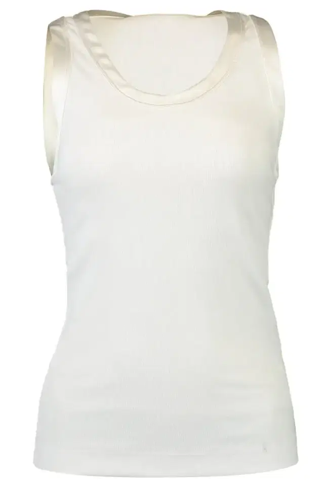 Brunello Cucinelli Mixed Media Tank Top