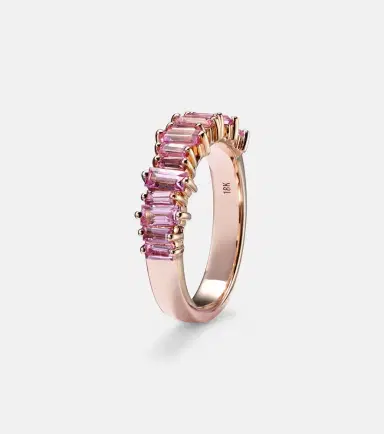 Suzanne Kalan 18kt rose gold ring with sapphires | Thumbnail 5