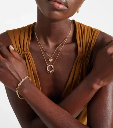 Suzanne Kalan 18kt gold necklace with diamonds | Thumbnail 4