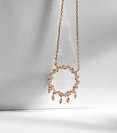 Suzanne Kalan 18kt gold necklace with diamonds | Thumbnail 6