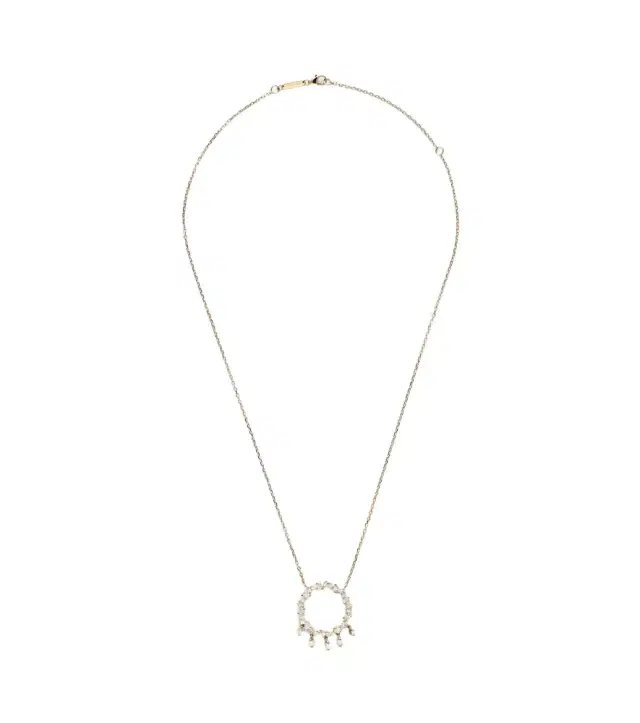 Suzanne Kalan 18kt gold necklace with diamonds