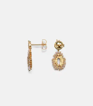 Suzanne Kalan 18kt gold earrings with diamonds | Thumbnail 2