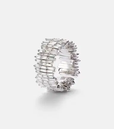 Suzanne Kalan Classic Milli 18kt white gold ring with diamonds | Thumbnail 2 Suzanne Kalan Classic Milli 18kt white gold ring with diamonds | Thumbnail 2