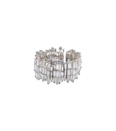 Suzanne Kalan Classic Milli 18kt white gold ring with diamonds | Thumbnail 1 Suzanne Kalan Classic Milli 18kt white gold ring with diamonds | Thumbnail 1