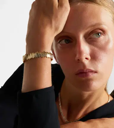 Suzanne Kalan Classic Milli 18kt gold bangle | Thumbnail 4