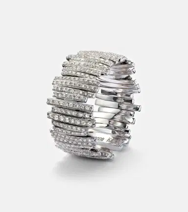 Suzanne Kalan Classic Milli 18kt white gold ring with diamonds | Thumbnail 2 Suzanne Kalan Classic Milli 18kt white gold ring with diamonds | Thumbnail 2