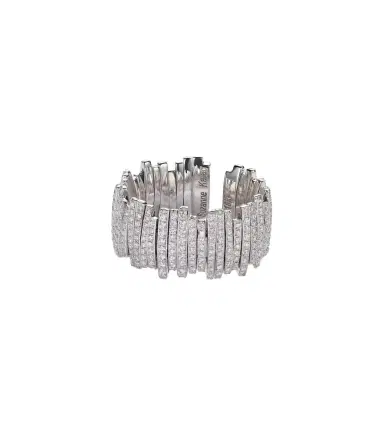 Suzanne Kalan Classic Milli 18kt white gold ring with diamonds | Thumbnail 1 Suzanne Kalan Classic Milli 18kt white gold ring with diamonds | Thumbnail 1