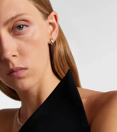 Suzanne Kalan Curved Claw 18kt gold earrings | Thumbnail 3