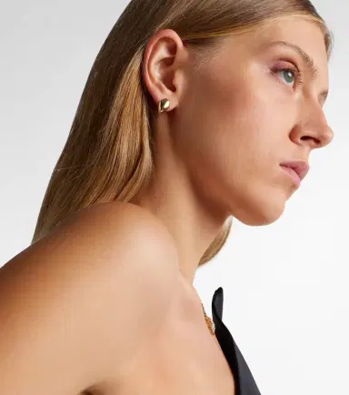 Suzanne Kalan Curved Claw 18kt gold earrings | Thumbnail 4