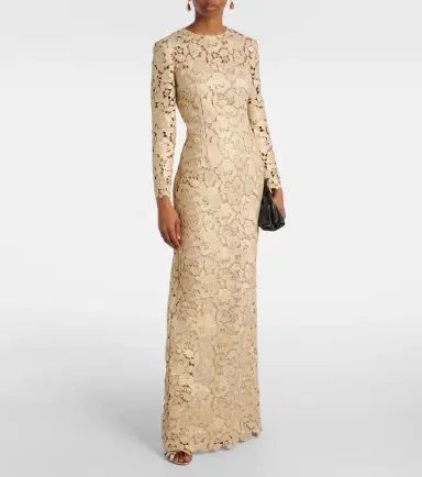 Oscar de la Renta Floral lace gown | Thumbnail 5