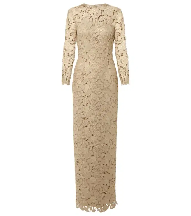 Oscar de la Renta Floral lace gown