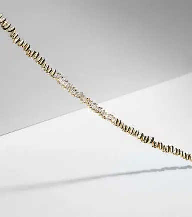 Suzanne Kalan 18kt gold tennis necklace with diamonds | Thumbnail 5 Suzanne Kalan 18kt gold tennis necklace with diamonds | Thumbnail 5