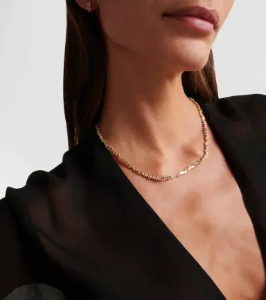 Suzanne Kalan 18kt gold tennis necklace with diamonds | Thumbnail 6 Suzanne Kalan 18kt gold tennis necklace with diamonds | Thumbnail 6