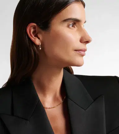Suzanne Kalan 18kt gold drop earrings with diamonds | Thumbnail 4 Suzanne Kalan 18kt gold drop earrings with diamonds | Thumbnail 4