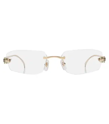 Cartier Eyewear Collection Panthère De Cartier rectangular glasses | Thumbnail 1