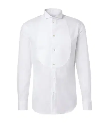 Giorgio Armani Cotton poplin tuxedo shirt | Thumbnail 1