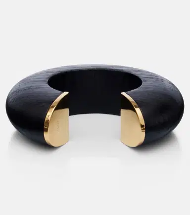 Alaia Alaïa Bumper wooden bangle | Thumbnail 2
