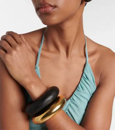 Alaia Alaïa Bumper wooden bangle | Thumbnail 5
