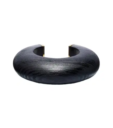 Alaia Alaïa Bumper wooden bangle | Thumbnail 1